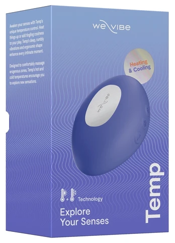We-Vibe Temp klitorio vibratorius, mėlynas, 9,5 cm
