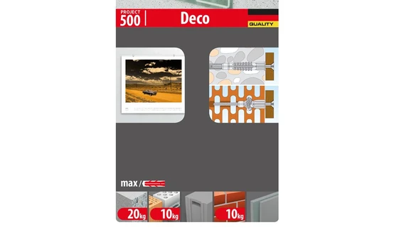Universalus kaištis TOX, Deco 5/25, 25 vnt.