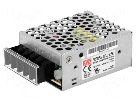 Power supply: switching | for building in,modular | 15W | 12VDC