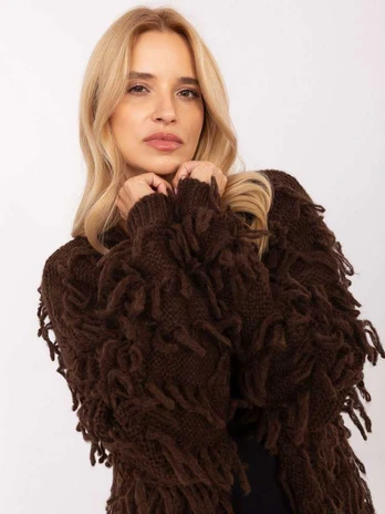 Rue Paris Sweter-MI-SW-1308.21-ruda