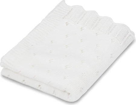 Vanilla Copenhagen - Knitted Blanket - Milk - 70 x 100 cm