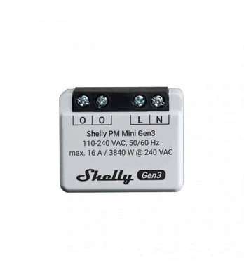 Shelly PM Mini Gen3 galios matuoklis