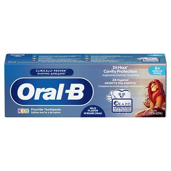 Oral B - Kids Fluoride Toothpaste 60 ml