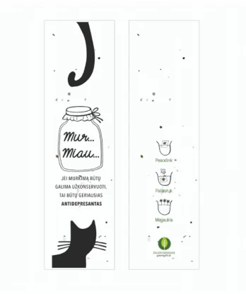 Knygos skirtukas. Mur Miau