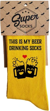Kojinės "This is my beer drinking socks"