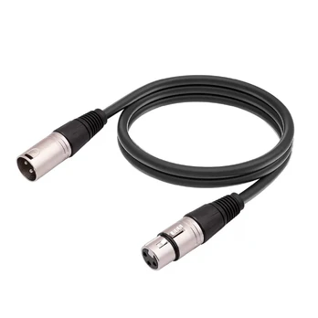 Microconnect XLRMF05 garso kabelis 0,5 m XLR (3-pin) Juoda