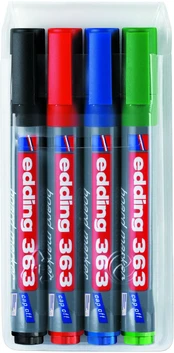 Edding Markery do tablic (363/4SED) kaina