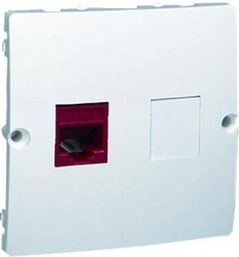 Kontakt-Simon Kompiuterio lizdas vienas BASIC MUDUQ RJ45 kat. 5E balta - BNF51.02 / 11