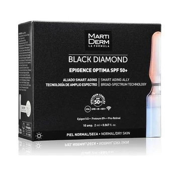 Martiderm Juodas Diamond Epigence Optima Spf50 30 Vial