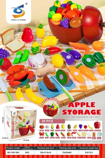Fruit Slicing and Accessory Set in Apple