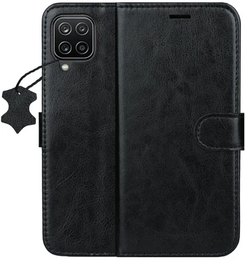 Dėklas Telforceone Smart Luxe leather case for Samsung Galaxy A12 / M12 ruda