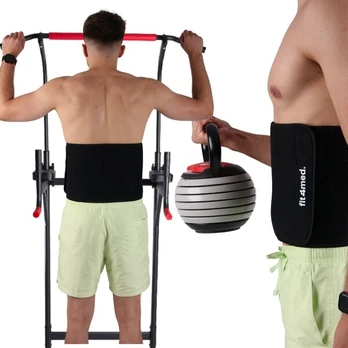 Lieknėjimo diržas Fit4Med, 130 cm, juodas