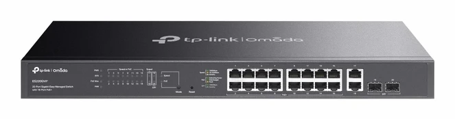 TP-Link OMADA switch ES220GMP (16xGbE,2xGbE/SFPcombo,16xPoE+,250W)