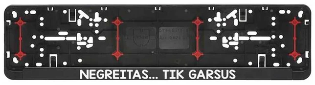 Automobilio numerių rėmelis "Negreitas"