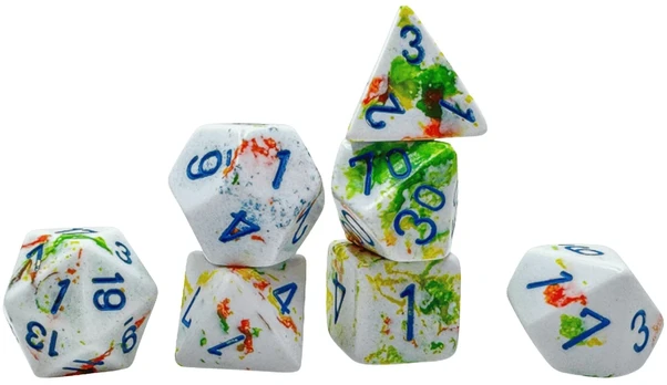 Chessex Polyhedral Breezy/mėlynas 7-Die Set