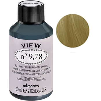 Davines View Demi-Permanent Hair Dye 9.78 Gloss, 60 ml