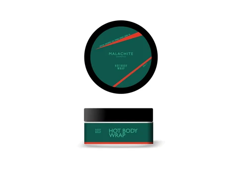 Įvyniojimo kremas kūnui MALACHITE COSMETICS "Hot Body wrap", 200ml