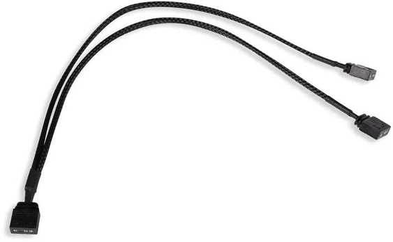 Alphacool Y-Splitter aRGB 3-Pin auf 2x 3-Pin 30cm - juodas
