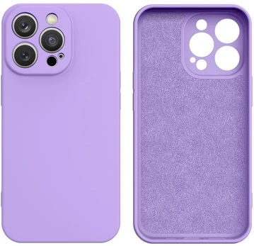 Hurtel Silikoninis dėklas iPhone 14 Plus – violetinis