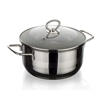 Banquet Puodas 2l "Matte Line",su stiklinius dangčiu