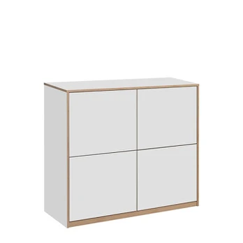 Komoda Mebelbos Complex 4d, 120x40x101,6 cm, balta