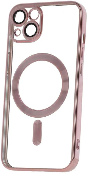 Dėklas Telforceone Color Chrome Mag case for iPhone 17 6,3' rose auksinis