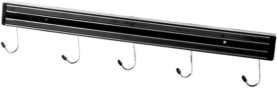 Magnetic peilis rail with hooks, 60 cm