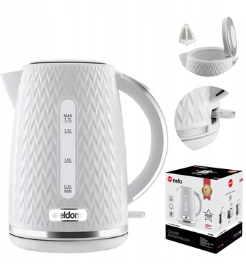 Elektrinis virdulys Eldom, 1,7 l, baltas