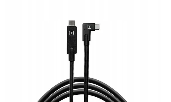 Tether Tools Pro Usb-c Usb-c kampinis juodas + originalus dėklas!