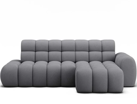 eltap Kampinė Sofa, Ceedro, 283x98x165 cm, Pilka