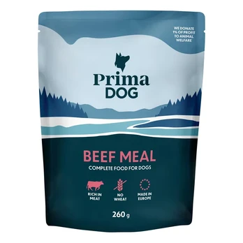 Jautienos ėdalas šunims PRIMA DOG, 260 g