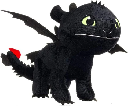 Toothless dragons pliušinis žaislas giant 90cm 100% originalus dragon trainer black dark fury