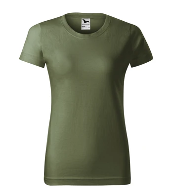 Moteriški Marškinėliai MALFINI Basic 134 Khaki, 160g/m2