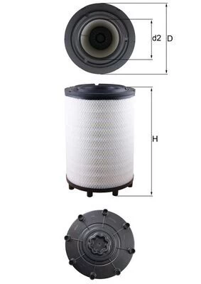 Oro filtras MAHLE LX2839