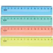 Liniuotė 15 cm plastikinė CENTRUM