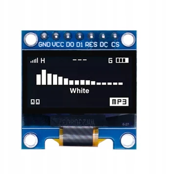Oled ekranas 128x64 0,96" baltas I2c Spi Ssd1306