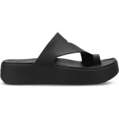 Šlepetės per pirštą Crocs Getaway Platform Toe Loop 210834 Juoda