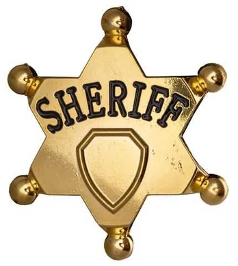 ESPA Sherifstjerne, metal
