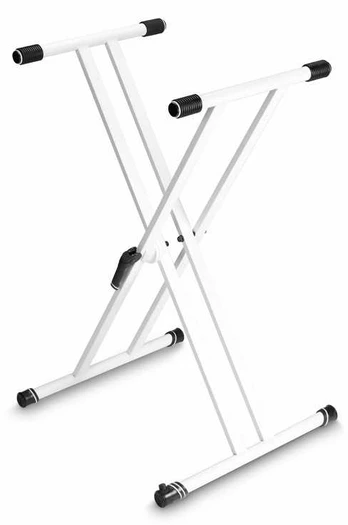 Sintezatoriaus stovas Adam Hall KSX2W (Baltas)