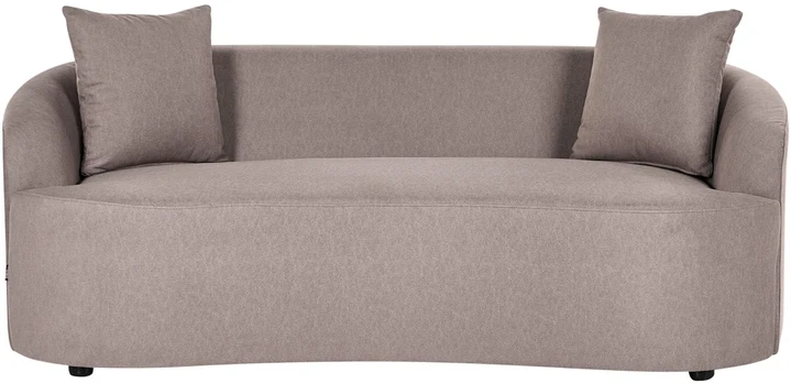 Beliani AMAL sofa, smėlio ir pilkšvos spalvos