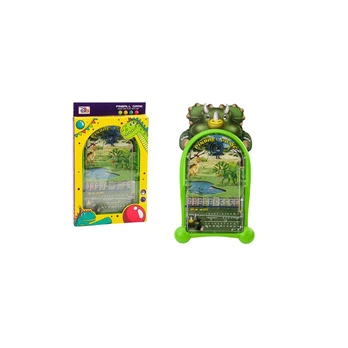 Lean Toys Pinball Arcade Game Dinosaurs Stand Žalias