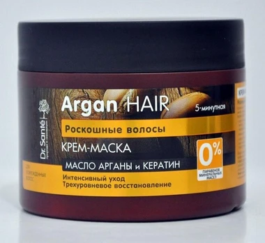 Plaukų kaukė Dr.Sante Argan, 300 ml