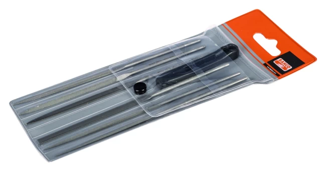 Bahco Needle file set 160mm 6 pcs second cut