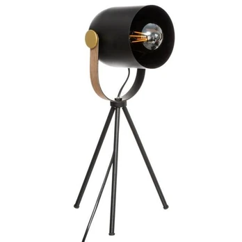 Table lamp on tripod BIL, juodas