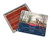 Derwent - Drawing pencils, 24 Tin kaina