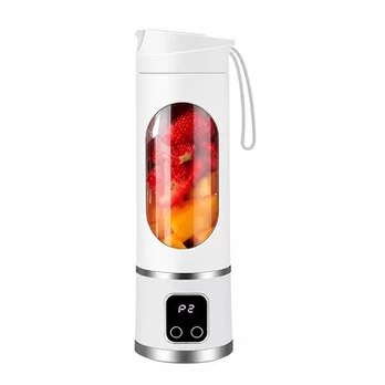 Nešiojamas akumuliatorinis blenderis su LED, balta, 1 vnt.