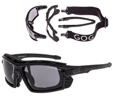 No Name Okulary polaryzacyjne GOG Glaze - black/smoke