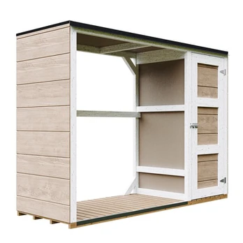 Malkų sandėliukas 1,09 m² Timbela M981-TERRA BROWN