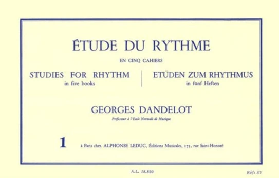 Etude Du Rythme Vol1