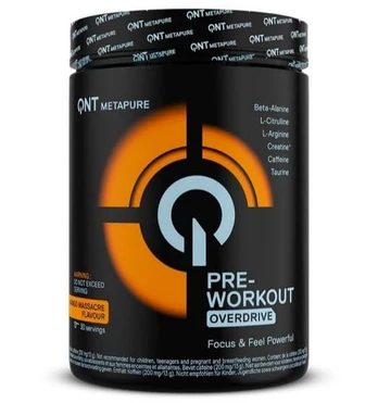 QNT Preworkout Overdrive, Mango, 390 g